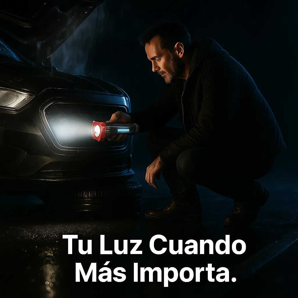 FlashForce® Linterna Táctica 4-en-1 [Potencia Extrema]